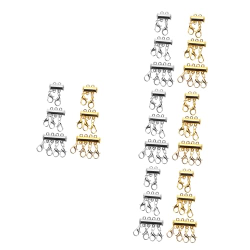 Housoutil 4 Sätze Teiliges Magnetverschluss Für Verstellbare Kettenverschlüsse Für Diy Schmuck Zum Einfachen Schichten Und Verhindern Von Verwicklungen 6 Stück * 4 von Housoutil