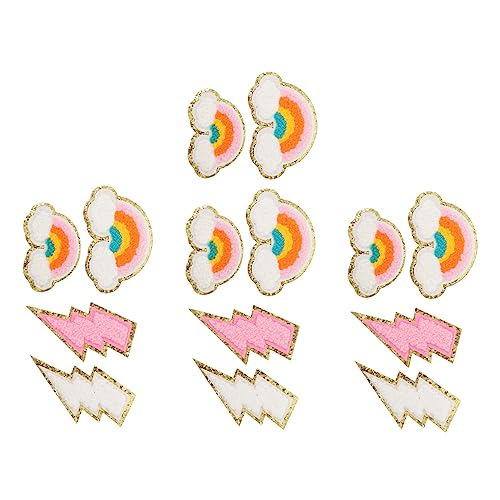 Housoutil 4 Sätze Teiliges Regenbogen Aufnäher Bügelbilder Für Diy Kleidung Dekorative Flicken Für Bekleidung Und Taschen Einzigartige Stoffapplikationen Für Kreative 14 Stück * 4 Housoutil 4 Sätze Teiliges Regenbogen Aufnäher Bügelbilder Für Diy Kleidung Dekorative Flicken Für Bekleidung Und Taschen Einzigartige Stoffapplikationen Für Kreative 14 Stück * 4 von Housoutil