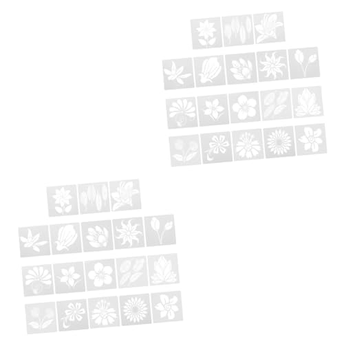 Housoutil 4 Sätze Teiliges Wiederverwendbares Schablonen für Blumenmuster Diy Malvorlagen für Kunstprojekte für Zuhause und Unterwegs Housoutil 4 Sätze Teiliges Wiederverwendbares Schablonen für Blumenmuster Diy Malvorlagen für Kunstprojekte für Zuhause und Unterwegs von Housoutil