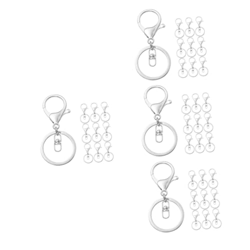Housoutil 4 Sätze Zubehör Für Schlüsselanhänger Drehbare Karabinerverschlüsse Hummerklauen -schnapphaken Schlüsselanhänger Hakenclip Karabiner-schlüsselanhänger Metall 10 Stück * 4 Housoutil 4 Sätze Zubehör Für Schlüsselanhänger Drehbare Karabinerverschlüsse Hummerklauen -schnapphaken Schlüsselanhänger Hakenclip Karabiner-schlüsselanhänger Metall 10 Stück * 4 von Housoutil