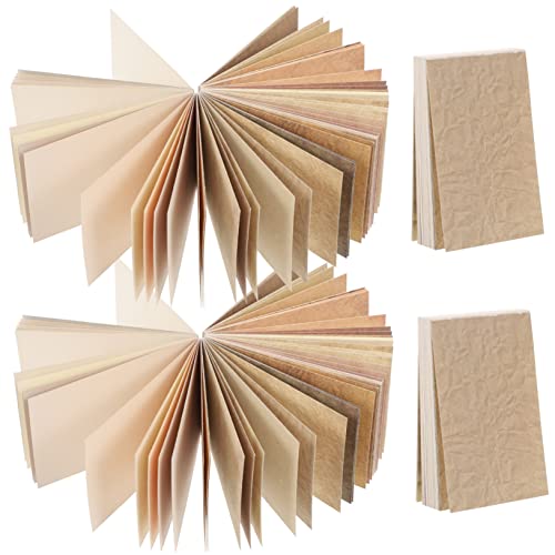 Housoutil 4 Sets Retro Aufkleber Materialbuch Scrapbooking Zubehör Basteln Journaling Vintage Lose Blätter DIY Scrapbook Material Ästhetisches Scrapbooking Zubehör Scrapbook Papier von Housoutil