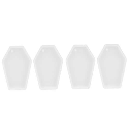 Housoutil 4 Stck Sarg Anhänger Silikonform Wiederverwendbar DIY Schlüsselanhänger Gießform Epoxidharz Schmuck Basteln Leicht Flexibel Bruchfest Housoutil 4 Stck Sarg Anhänger Silikonform Wiederverwendbar DIY Schlüsselanhänger Gießform Epoxidharz Schmuck Basteln Leicht Flexibel Bruchfest von Housoutil