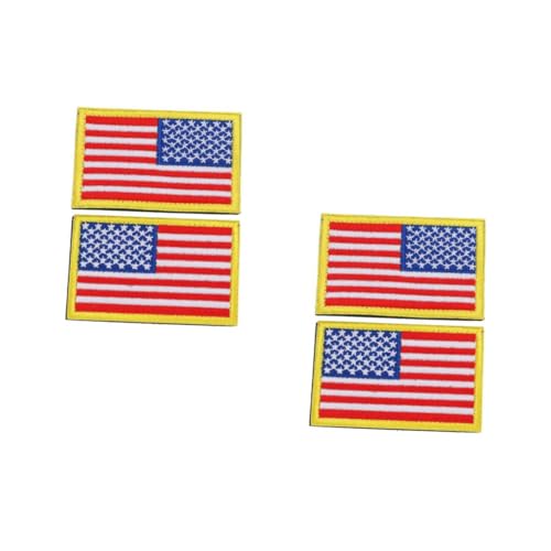 Housoutil 4 Stck. American Flagge Bestickte Aufnäher Militärischer Stoffpatch für Kleidung Taschen DIY Kleidung Dekorationen Langlebig Hautfreundlich Housoutil 4 Stck. American Flagge Bestickte Aufnäher Militärischer Stoffpatch für Kleidung Taschen DIY Kleidung Dekorationen Langlebig Hautfreundlich von Housoutil
