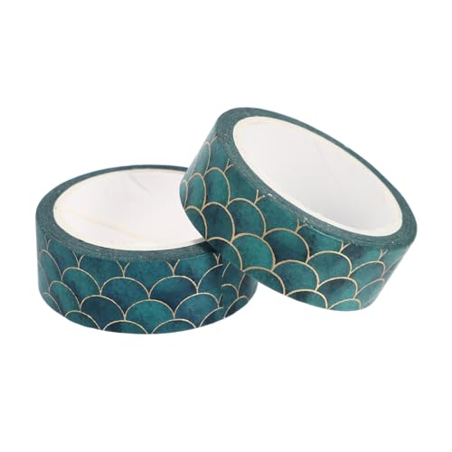 Housoutil 4 Stck. Fischschuppen Muster Washi Tape Kreative DIY Papier Klebebänder Haftende Masking Tapes in Verschiedenen Farben für Basteln Scrapbooking und Geschenkdekoration Housoutil 4 Stck. Fischschuppen Muster Washi Tape Kreative DIY Papier Klebebänder Haftende Masking Tapes in Verschiedenen Farben für Basteln Scrapbooking und Geschenkdekoration von Housoutil