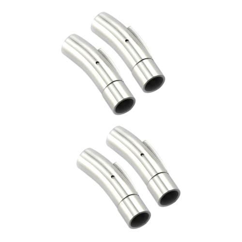 Housoutil 4 Stck. Teiliges Magnetischer Lederband Verschluss Ømm Hautfreundlicher Schmuckverschluss für DIY Armband Halskette Allergikerfreundlich und Korrosionsbeständig Housoutil 4 Stck. Teiliges Magnetischer Lederband Verschluss Ømm Hautfreundlicher Schmuckverschluss für DIY Armband Halskette Allergikerfreundlich und Korrosionsbeständig von Housoutil