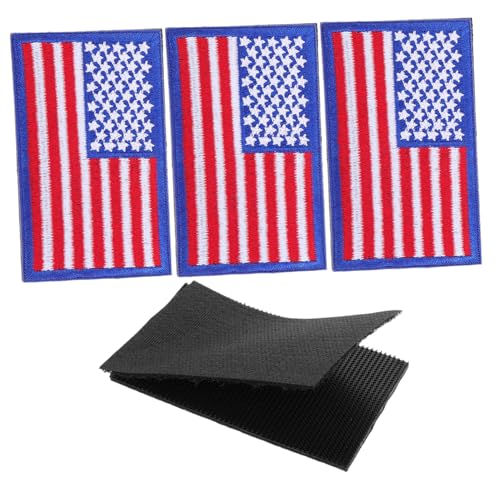 Housoutil 4 Stück American Flag Stickpatches mit Gestickte Fahne Abzeichen Vielseitig für Rucksack Jacke Mütze Einfach Anzubringen und Abzunehmen Langlebig und Waschbar Housoutil 4 Stück American Flag Stickpatches mit Gestickte Fahne Abzeichen Vielseitig für Rucksack Jacke Mütze Einfach Anzubringen und Abzunehmen Langlebig und Waschbar von Housoutil