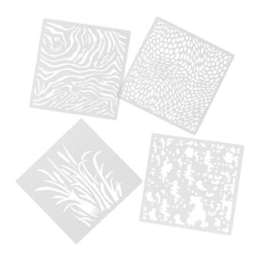 Housoutil 4 Stück Diy Malschablone Malschablonen Sammelalbum Kunsthandwerk Malvorlagen Selber Machen Zeichnungsvorlagen Multifunktionsschablonen Das Haustier Weiß Housoutil 4 Stück Diy Malschablone Malschablonen Sammelalbum Kunsthandwerk Malvorlagen Selber Machen Zeichnungsvorlagen Multifunktionsschablonen Das Haustier Weiß von Housoutil
