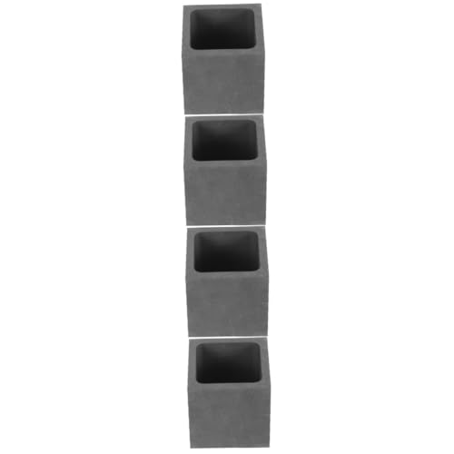 Housoutil 4 Stück Graphit Ingot Form mit Ölrille Hitzebeständig und Verschleißfest für Gießen von Gold Silber Kupfer Aluminium und Messing DIY Gießform für Labor und Bildung Housoutil 4 Stück Graphit Ingot Form mit Ölrille Hitzebeständig und Verschleißfest für Gießen von Gold Silber Kupfer Aluminium und Messing DIY Gießform für Labor und Bildung von Housoutil
