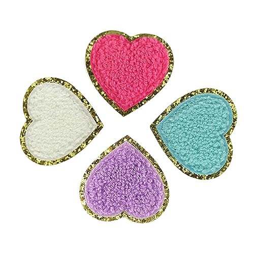 Housoutil 4 Stück Herz Patches Polyester Vielseitige Applikationen für Kleidung Hüte und Handarbeiten Zufällige Farben für Diy Projekte Zufällige Farbe Housoutil 4 Stück Herz Patches Polyester Vielseitige Applikationen für Kleidung Hüte und Handarbeiten Zufällige Farben für Diy Projekte Zufällige Farbe von Housoutil