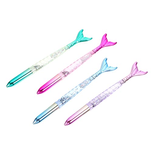 Housoutil 4 Stück Meerjungfrau Kugelschreiber farbige Gelstifte Weltraumstift Cool Kugelschreiber mit Mermaid-Design Mermaid-Stift für Notizen Meerjungfrau Gelstifte Stifte signieren Plastik Housoutil 4 Stück Meerjungfrau Kugelschreiber farbige Gelstifte Weltraumstift Cool Kugelschreiber mit Mermaid-Design Mermaid-Stift für Notizen Meerjungfrau Gelstifte Stifte signieren Plastik von Housoutil