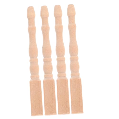 Housoutil 4 Stück Mini -tischbeine Miniatur-möbelteile Dollhouse Decor Puppenhaus-miniatur-tischbeine Holztischbeine Miniatur-möbelbeine Puppenhauszubehör Miniatur-holzmöbel Birke Beige Housoutil 4 Stück Mini -tischbeine Miniatur-möbelteile Dollhouse Decor Puppenhaus-miniatur-tischbeine Holztischbeine Miniatur-möbelbeine Puppenhauszubehör Miniatur-holzmöbel Birke Beige von Housoutil