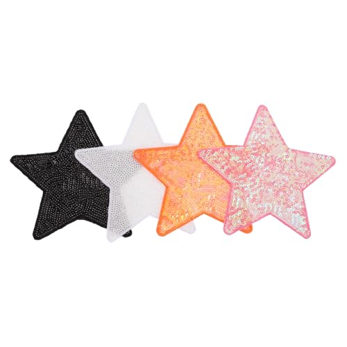 Housoutil 4stücke Pailletten-stern-patches Stick-applikationen Für Kleidung Taschen Jacken Hüte Selbstklebende Stern-dekorpatches Zur Personalisierung Und Reparatur Housoutil 4stücke Pailletten-stern-patches Stick-applikationen Für Kleidung Taschen Jacken Hüte Selbstklebende Stern-dekorpatches Zur Personalisierung Und Reparatur von Housoutil