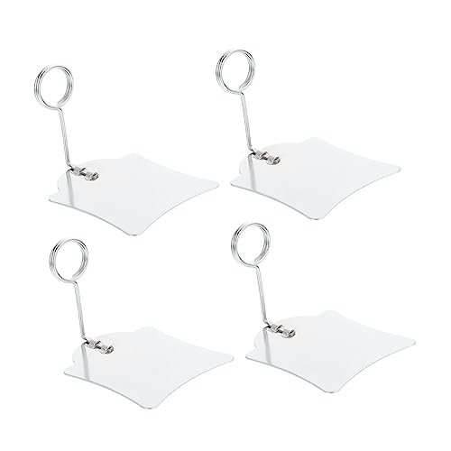 Housoutil 4 Stück Preisschild -Clip preisschilder halter label clip Preisschildständer Preisschilderständer markiesen klemmen Etikettenhalterklemme Werbe-Tag-Clip Metall Silver Housoutil 4 Stück Preisschild -Clip preisschilder halter label clip Preisschildständer Preisschilderständer markiesen klemmen Etikettenhalterklemme Werbe-Tag-Clip Metall Silver von Housoutil