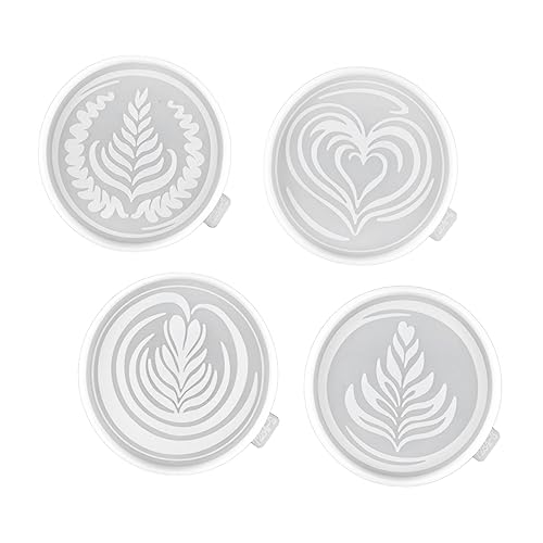 Housoutil 4 Stück Runde Silikonformen für Diy Untersetzer Teiliges Epoxidharz für Kreative Getränkeuntersetzer für Bastelprojekte und Designs Housoutil 4 Stück Runde Silikonformen für Diy Untersetzer Teiliges Epoxidharz für Kreative Getränkeuntersetzer für Bastelprojekte und Designs von Housoutil