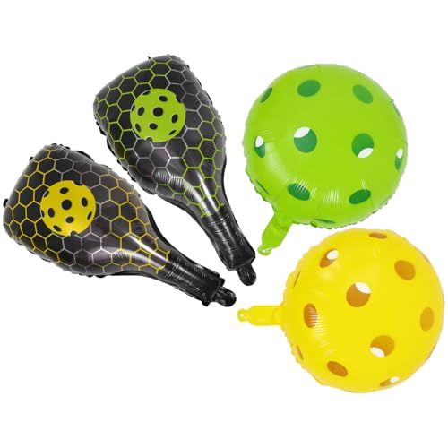 Housoutil 4 Stück Schlägerballon Sport Thematisiert Ausgehöhlte Ballparty -dekorationen Ausgehöhlter Kugelballon Loch-ball-party Sportballons Für Party Luftballons Stanzen Aluminiumfolie Housoutil 4 Stück Schlägerballon Sport Thematisiert Ausgehöhlte Ballparty -dekorationen Ausgehöhlter Kugelballon Loch-ball-party Sportballons Für Party Luftballons Stanzen Aluminiumfolie von Housoutil