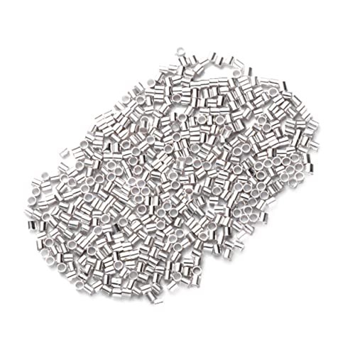 Housoutil 4 Stück Schmuckkordelverbinder Crimp-rohrperlen Spacer Crimpen Schmuck Quetschperlen Perlen Für Armbänder Herstellung Reize Zubehör Silberne Zwischenperlen Röhren Loch Silver Housoutil 4 Stück Schmuckkordelverbinder Crimp-rohrperlen Spacer Crimpen Schmuck Quetschperlen Perlen Für Armbänder Herstellung Reize Zubehör Silberne Zwischenperlen Röhren Loch Silver von Housoutil
