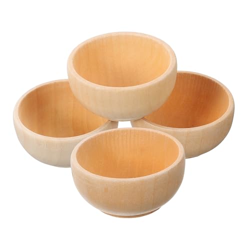 Housoutil 4 Stück Teiliges Holzschalen Set für DIY Projekte Unfertige Holzspielzeuge für Kreative Bastelideen für Dekorationen und Holzverzierungen Housoutil 4 Stück Teiliges Holzschalen Set für DIY Projekte Unfertige Holzspielzeuge für Kreative Bastelideen für Dekorationen und Holzverzierungen von Housoutil