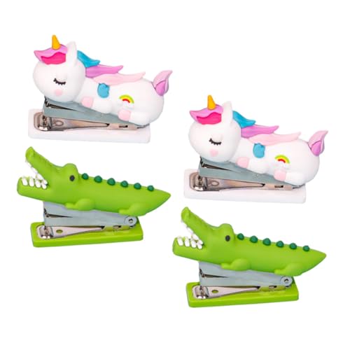 Housoutil 4 Stück Teiliges Mini Heftgerät Niedlicher Cartoon Tacker für Schüler und Kraftsparend Tragbar für Jungen und Mädchen Kreativer Desktop Organizer Housoutil 4 Stück Teiliges Mini Heftgerät Niedlicher Cartoon Tacker für Schüler und Kraftsparend Tragbar für Jungen und Mädchen Kreativer Desktop Organizer von Housoutil