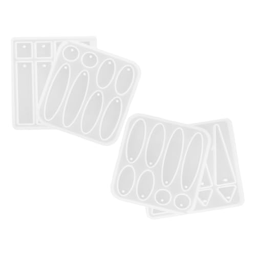 Housoutil 4 Stück Teiliges Silikon Epoxidharz Ohrring Formen Geometrische Oval Dreieck Gießform für Diy Schmuck Anhänger Schlüsselanhänger Präzise Messung Einfache Entformung Kompatibel mit Housoutil 4 Stück Teiliges Silikon Epoxidharz Ohrring Formen Geometrische Oval Dreieck Gießform für Diy Schmuck Anhänger Schlüsselanhänger Präzise Messung Einfache Entformung Kompatibel mit von Housoutil