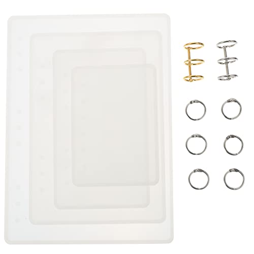 Housoutil 4 Stück Teiliges Silikon Gießform für Notizbücher mit Ringen Kreative Diy Formen für Handgemachte Kunstwerke für Projekte Sichere Materialien von Housoutil