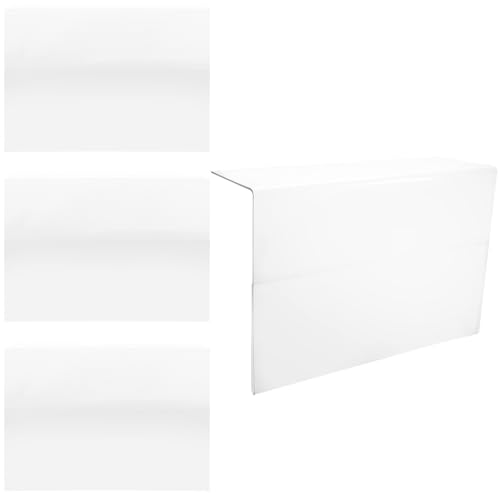 Housoutil 4 Stück Transparente Preisschild Halter aus Pet Stabiler Preisetikettenständer für Regale für Supermärkte und Einzelhandel Leicht und Vielseitig Einsetzbar von Housoutil