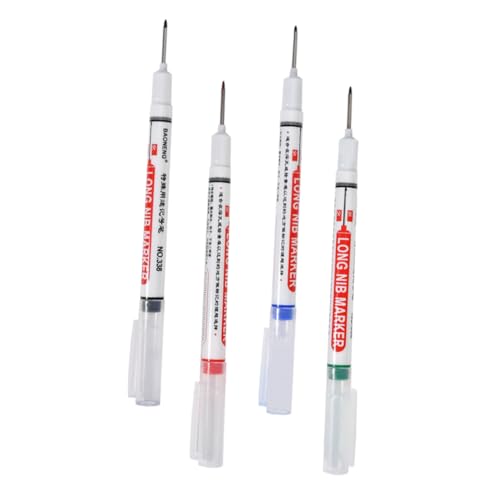 Housoutil 4 Stücke Markierstift Mit Langer Spitze Markierungsstifte Mit Langem Kopf Und Tiefem Loch Marker Mit Langer Spitze Druckbleistift Holzmarker Kohlenstoffstahl Housoutil 4 Stücke Markierstift Mit Langer Spitze Markierungsstifte Mit Langem Kopf Und Tiefem Loch Marker Mit Langer Spitze Druckbleistift Holzmarker Kohlenstoffstahl von Housoutil