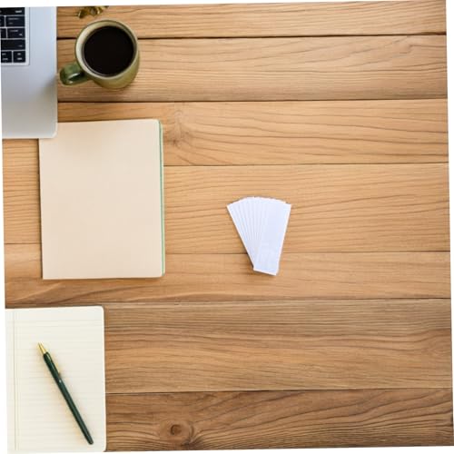 Housoutil 40 Sätze Selbstklebende Etikettenhalter aus Transparentem PVC Klare Beschriftungstaschen mit Leeren Einlegekarten Für Regale Bücherschränke Büro und Lager von Housoutil