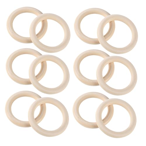 Housoutil 40 Stück Natürliche Holzringe Bastelringe Für DIY Bastelreifenringe Holzreifen Für Bastelbedarf DIY Anhängerverbinder Holzkreise Zum Basteln Housoutil 40 Stück Natürliche Holzringe Bastelringe Für DIY Bastelreifenringe Holzreifen Für Bastelbedarf DIY Anhängerverbinder Holzkreise Zum Basteln von Housoutil