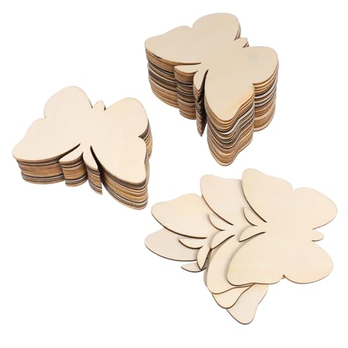 Housoutil 40 Stück Schmetterlingsornamente Aus Holz Garten Schmetterlings Wandkunst Schmetterlingsdekorationen Heimhandwerk Kunst Und Handwerk Für Ovale Schmetterlings von Housoutil