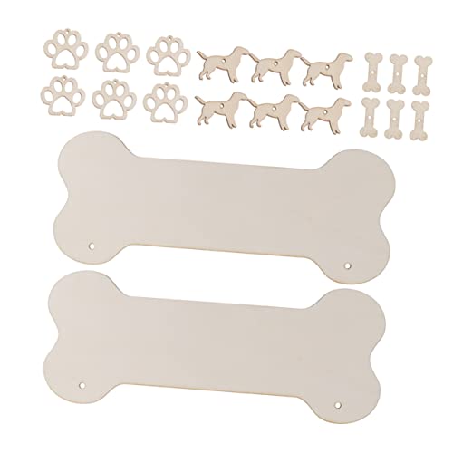 Housoutil 40 Stück Teiliges Set Holzanhänger Hundeknochen Form Natürliche Holzscheiben mit Süßem Hundemotiv Langlebig und Blanko für Diy Bastelarbeiten und Kreative Dekorationen Housoutil 40 Stück Teiliges Set Holzanhänger Hundeknochen Form Natürliche Holzscheiben mit Süßem Hundemotiv Langlebig und Blanko für Diy Bastelarbeiten und Kreative Dekorationen von Housoutil