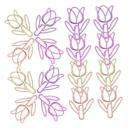 Housoutil 40 Stück Tulpen-büroklammer Dekorative Lesezeichenclips Tulpen-lesezeichen Papierclip -dekorative Lesezeichen Blumenförmige Dokumentclips Blume Büroklammern Metall Housoutil 40 Stück Tulpen-büroklammer Dekorative Lesezeichenclips Tulpen-lesezeichen Papierclip -dekorative Lesezeichen Blumenförmige Dokumentclips Blume Büroklammern Metall von Housoutil