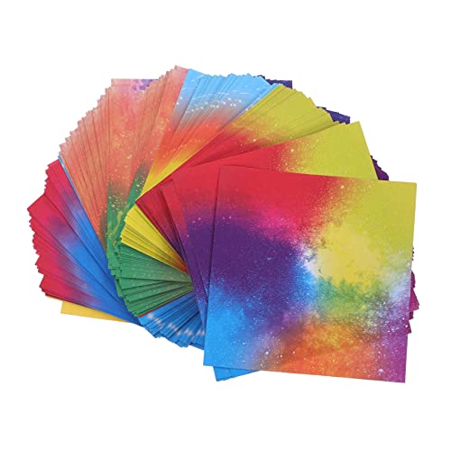 Housoutil 400 Blatt Origami- Pastell Schüttgut Mehrfarbig Sortiert Funkeln Kindergartenbedarf Papier von Housoutil