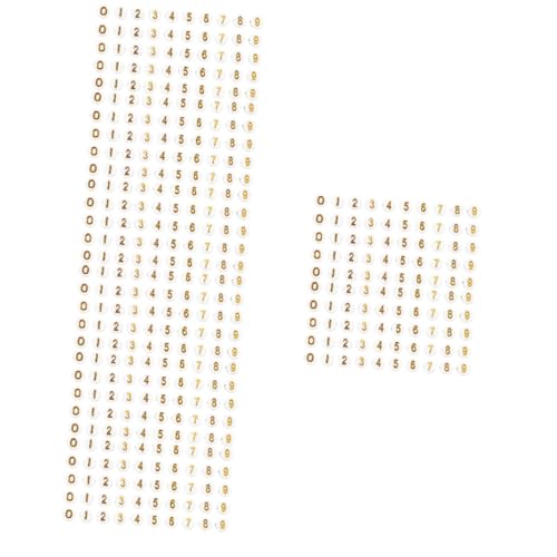 Housoutil 400 Stk. Acryl Zahlenperlen Kleine DIY Bastelperlen für Armbänder und Halsketten Langlebige Weiße Perlen mit Goldener Zahl für Handgemachten Schmuck und Kreative Bastelprojekte Housoutil 400 Stk. Acryl Zahlenperlen Kleine DIY Bastelperlen für Armbänder und Halsketten Langlebige Weiße Perlen mit Goldener Zahl für Handgemachten Schmuck und Kreative Bastelprojekte von Housoutil