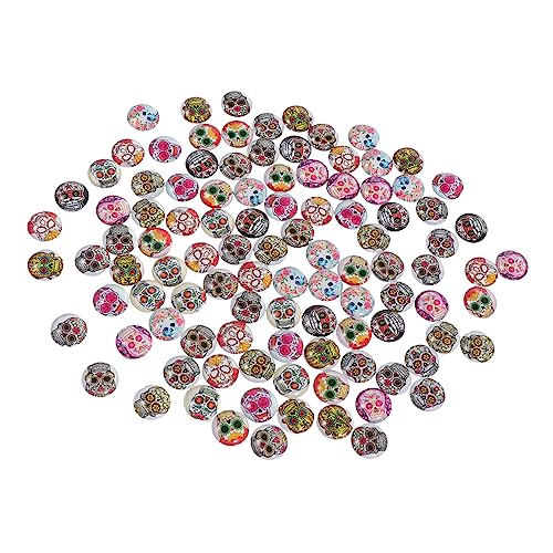 Housoutil 400 Stk. Glaskuppel Schmucksteine mit Cabochons Glänzende Bastelperlen für DIY Schmuckherstellung Vielseitige Accessoires für Halsketten Ohrringe Ringe von Housoutil