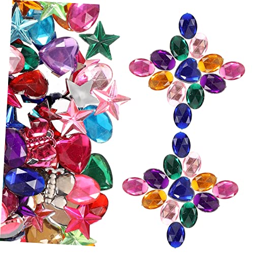 Housoutil 400 Stück Acryl Diamant Schmucksteine Bunte DIY Bastelmaterialien für Sichere und Langlebige Dekorationen für Kunstprojekte Leicht und Elegant für Kreative Anwendungen Housoutil 400 Stück Acryl Diamant Schmucksteine Bunte DIY Bastelmaterialien für Sichere und Langlebige Dekorationen für Kunstprojekte Leicht und Elegant für Kreative Anwendungen von Housoutil