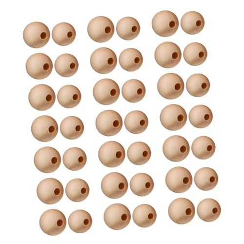 Housoutil 400 Stück Holzperlen Rund Unbehandelt mit Natürliche Spacer Perlen für DIY Schmuck Basteln Armband Halskette Zubehör aus Naturholz Housoutil 400 Stück Holzperlen Rund Unbehandelt mit Natürliche Spacer Perlen für DIY Schmuck Basteln Armband Halskette Zubehör aus Naturholz von Housoutil