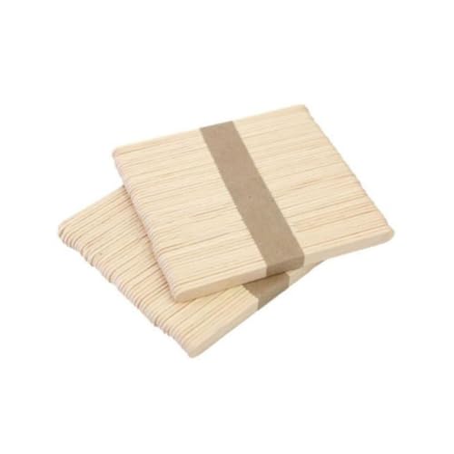 Housoutil 400 Stück Natürliche Holzstäbchen Unbehandelte Bastelstäbchen für DIY Projekte für Schulprojekte Party Gruppenaktivitäten Umweltfreundlich und Splitterfrei von Housoutil