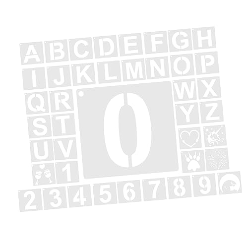 Housoutil 42 Stück Alphanumerische Vorlage groß Schriftzeichen Wandschablonen zum Bemalen buchstabenschablonen bastelvorlagen Handwerksschablone Malschablonen für Wände das Haustier Weiß Housoutil 42 Stück Alphanumerische Vorlage groß Schriftzeichen Wandschablonen zum Bemalen buchstabenschablonen bastelvorlagen Handwerksschablone Malschablonen für Wände das Haustier Weiß von Housoutil