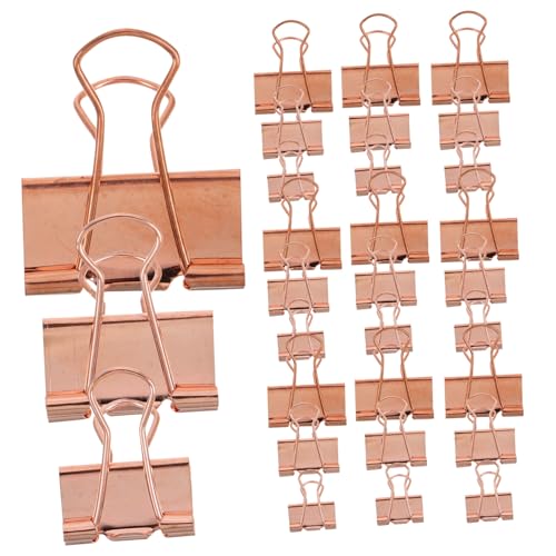 Housoutil 42 Stück Clip-Briefpapier Schreibwaren kleine Heftklammern Mini-Bindeklammern Büroklammern winzige Heftklammern Metall Rose Housoutil 42 Stück Clip-Briefpapier Schreibwaren kleine Heftklammern Mini-Bindeklammern Büroklammern winzige Heftklammern Metall Rose von Housoutil