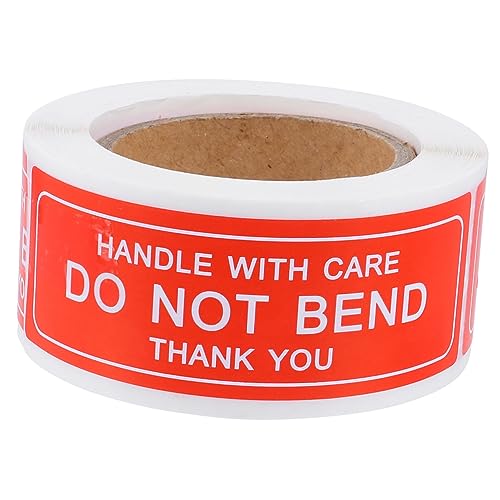 Housoutil 450 Warnaufkleber Handle With Care Do Not Bend Thank You Selbstklebend Extra Stark Haftend Rot Weiß Bruchsicherer Versandaufkleber für Kartons und Pakete Housoutil 450 Warnaufkleber Handle With Care Do Not Bend Thank You Selbstklebend Extra Stark Haftend Rot Weiß Bruchsicherer Versandaufkleber für Kartons und Pakete von Housoutil