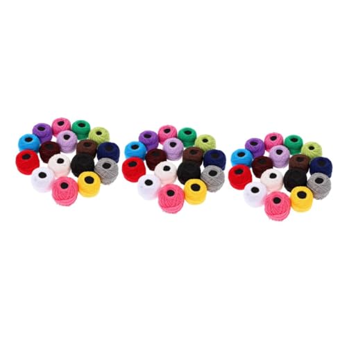 Housoutil 48 Rollen Teiliges Stickgarn Set aus Baumwolle pro Langlebige Bunte Sticktwist Fäden für Kreuzstich und Handarbeiten für DIY Bastelprojekte und Geschenkherstellung Zufällige Farbe von Housoutil