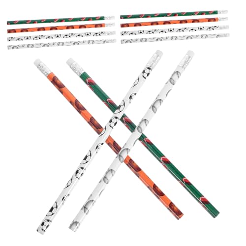 Housoutil 48 Stück Teiliges Sports Set mit Basketball und Fußballmotiven Robuste Holzstifte mit Radiergummi Farbenfrohe Schreib und Zeichenstifte für Schule Party Dekoration Housoutil 48 Stück Teiliges Sports Set mit Basketball und Fußballmotiven Robuste Holzstifte mit Radiergummi Farbenfrohe Schreib und Zeichenstifte für Schule Party Dekoration von Housoutil