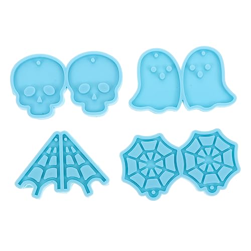 Housoutil 4Stücke Silikonformen Für Halloween Ohrringe DIY Epoxidharz Gießform Für Ohrhänger Wiederverwendbar Langlebig Und Einfach Zu Demontieren Für Bastelprojekte Housoutil 4Stücke Silikonformen Für Halloween Ohrringe DIY Epoxidharz Gießform Für Ohrhänger Wiederverwendbar Langlebig Und Einfach Zu Demontieren Für Bastelprojekte von Housoutil