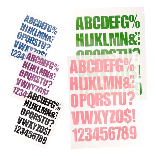 Housoutil 5 Blätter Alphanumerische Aufkleber Chenille-buchstaben Benutzerdefinierte Patches Flicken Für Kleidung Brief Patch Buchstabenflecken Buchstaben Zum Aufbügeln Für Rucksack Tinte Housoutil 5 Blätter Alphanumerische Aufkleber Chenille-buchstaben Benutzerdefinierte Patches Flicken Für Kleidung Brief Patch Buchstabenflecken Buchstaben Zum Aufbügeln Für Rucksack Tinte von Housoutil