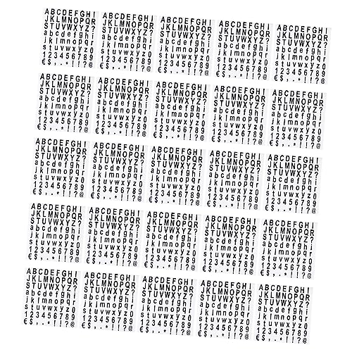 Housoutil 5 Blätter Teiliges Set Selbstklebende Buchstaben und Zahlenaufkleber Diy Wortaufkleber für Frühes Lernen für Scrapbooking und Bastelprojekte Housoutil 5 Blätter Teiliges Set Selbstklebende Buchstaben und Zahlenaufkleber Diy Wortaufkleber für Frühes Lernen für Scrapbooking und Bastelprojekte von Housoutil