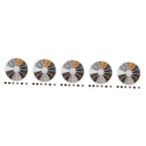Housoutil 5 Boxen Kupferbox -perlen Herstellung Schmuck Klobig Halskette Perlen Für Armbänder Lose Mehrzweckperle Runde Lose Abstandsperlen Runde Abstandsperlen Armbandzubehör Housoutil 5 Boxen Kupferbox -perlen Herstellung Schmuck Klobig Halskette Perlen Für Armbänder Lose Mehrzweckperle Runde Lose Abstandsperlen Runde Abstandsperlen Armbandzubehör von Housoutil