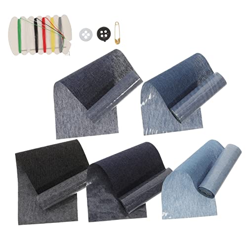 Housoutil 5 Rollen Eisenaufnäh Patches Rechteckige Patches für Reparatur von Kleidung Vielseitig Einsetzbar für Taschen Hüte und Diy Projekte von Housoutil