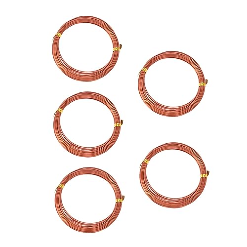 Housoutil 5 Rollen Flexible Aluminiumdraht Bronze Farbe pro Biegsamer Draht für Diy Schmuck Basteln Modellbau und Figuren Robust und Vielseitig Einsetzbar Housoutil 5 Rollen Flexible Aluminiumdraht Bronze Farbe pro Biegsamer Draht für Diy Schmuck Basteln Modellbau und Figuren Robust und Vielseitig Einsetzbar von Housoutil