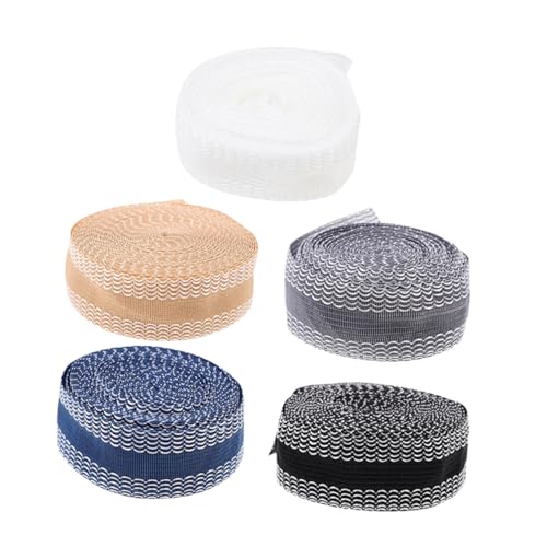 Housoutil 5 Rollen Hosenband Saumstreifen Für Stoff Jeans Saumband Nähen Hosenstoff Klebriges Bügeln Dünnseitiges Stoffband Hosenstäbchen Zum Nähen Aufbügelband DIY Bänder Polyester Housoutil 5 Rollen Hosenband Saumstreifen Für Stoff Jeans Saumband Nähen Hosenstoff Klebriges Bügeln Dünnseitiges Stoffband Hosenstäbchen Zum Nähen Aufbügelband DIY Bänder Polyester von Housoutil