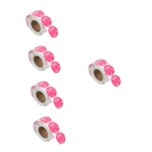 Housoutil 5 Rollen Runde Ablösbare Aufkleber Kreisaufkleber Verkaufsaufkleber Geschäftsaufkleber Etiketten Runde Ablösbare Lebensmittelaufkleber Preisaufkleber Für Kleine Housoutil 5 Rollen Runde Ablösbare Aufkleber Kreisaufkleber Verkaufsaufkleber Geschäftsaufkleber Etiketten Runde Ablösbare Lebensmittelaufkleber Preisaufkleber Für Kleine von Housoutil